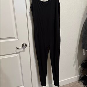 Black Sleeveless Jumpsuit